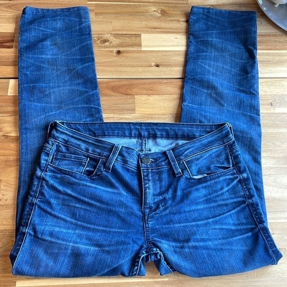 William Rast Dark Wash Straight Leg Jeans size 28 - Picture 2 of 7